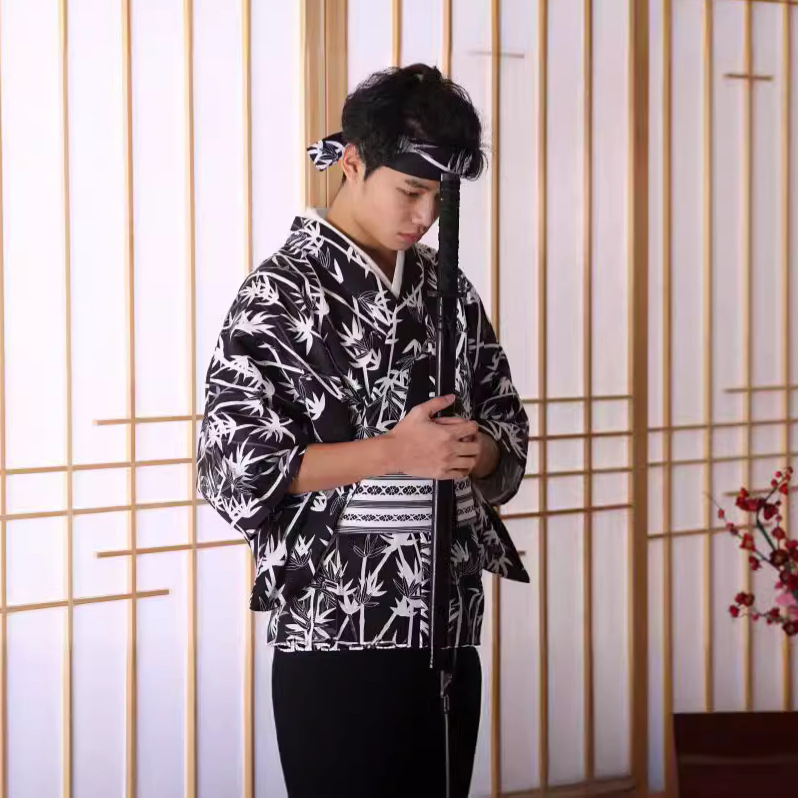 Men's Japanese Bamboo-Pattern  - Men Formal Wear Photoshoot incelemesi ve fiyatı