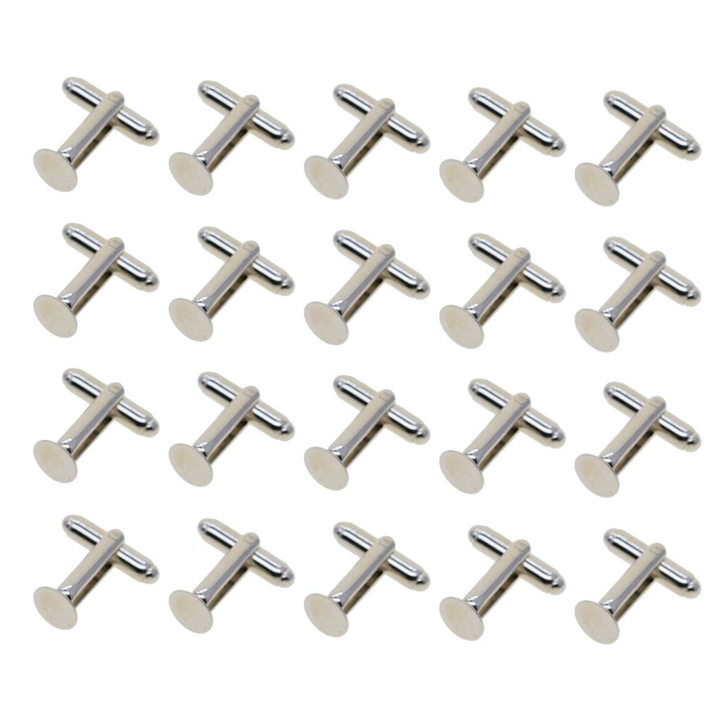 20Pc Silver Plate Cuff Links 8 - Cufflinks Silver Set incelemesi ve fiyatı