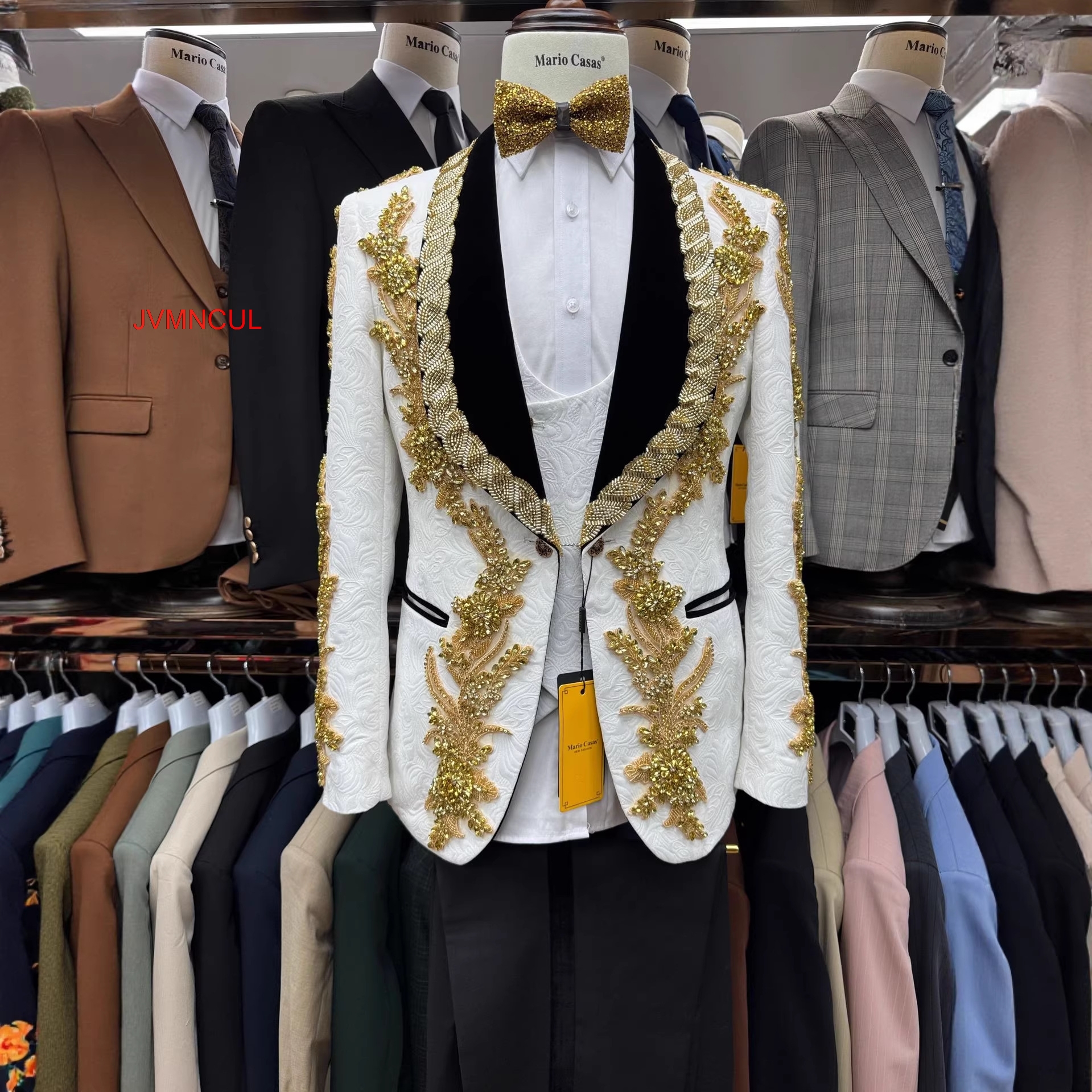 Men's Luxury Handmade 3 Piece  - Men'S Formal Wear For Reception incelemesi ve fiyatı
