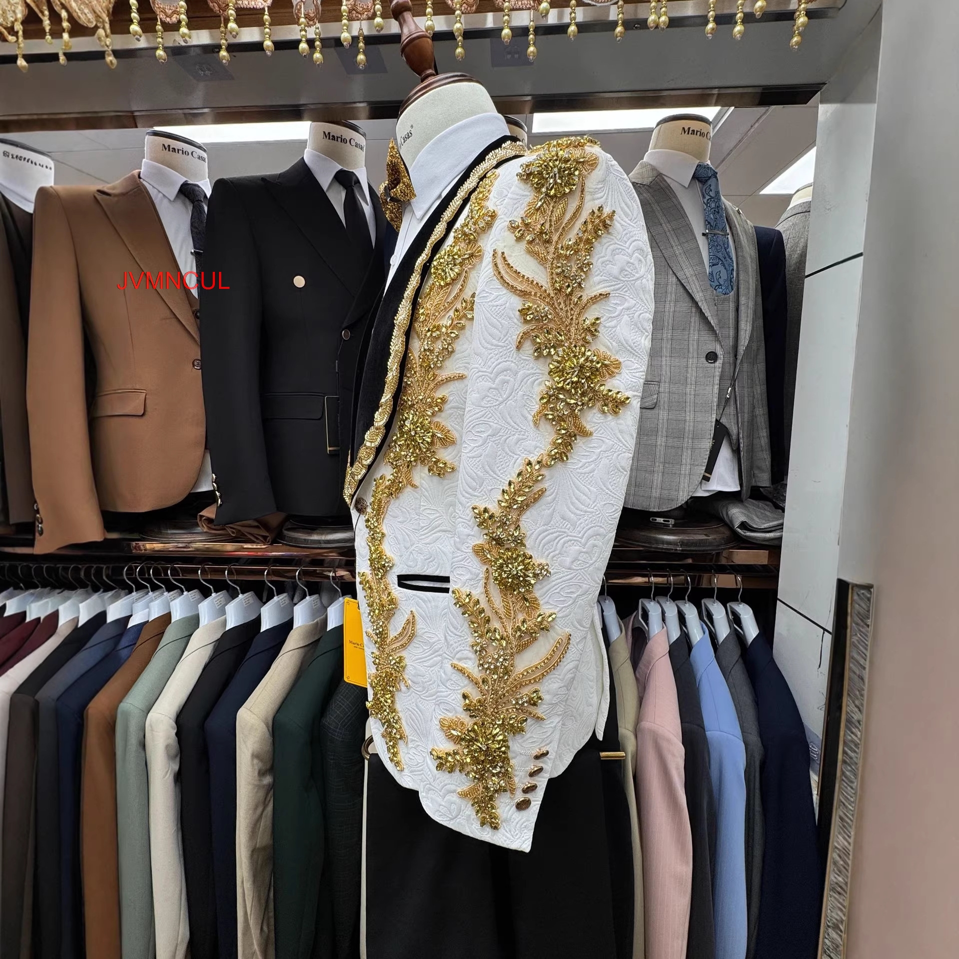 Men's Luxury Handmade 3 Piece  - Men'S Formal Wear For Reception incelemesi ve fiyatı